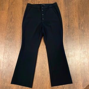 Wide leg work pants